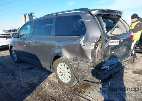 2015 Toyota Sienna Xle Premium 7 Passenger from USA, damaged, VIN 5TDDK3DC3FS124142